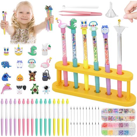 Fabrique a Stylo, 16 Stylo 3D Enfant avec 80 Accessoires, Kit de Loisir Creatif Enfant, Activités Manuelles Enfants 5 7 9 10 Ans, Cadeau Anniversaire Fille Garcon (1/5)