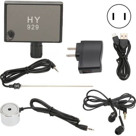 Détecteur de fuite d'eau professionnel à double sonde, outil de détection de canalisation haute résistance pour maison 100‑240V prise US (1/5)