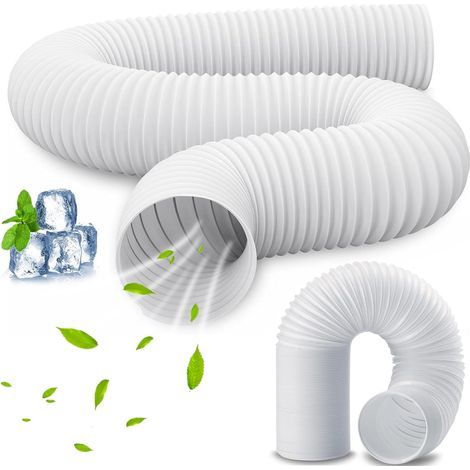 Portable Air Conditioner Hose Ø150mm Flexible Polypropylene Extension for Air Conditioning and Dehumidifier (1/5)