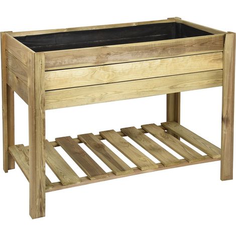 Huerto Urbano de madera - Rectangular