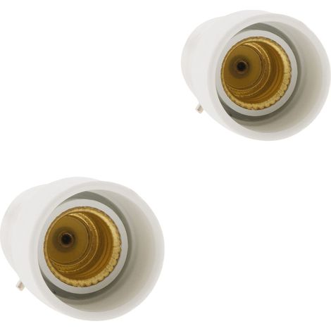 Lot de 2 adaptateurs douille B22/E14 - Zenitech (1/4)