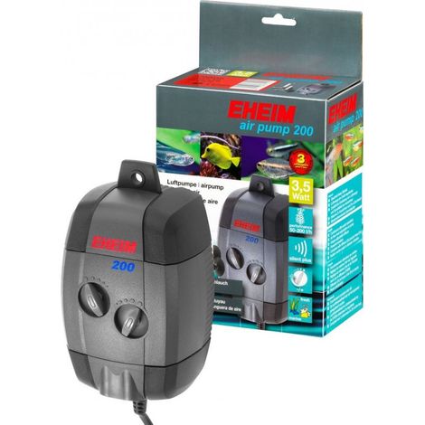 EHEIM - Aeratore Esterno Regolabile AIR PUMP - 200 l/h - a 2 vie
