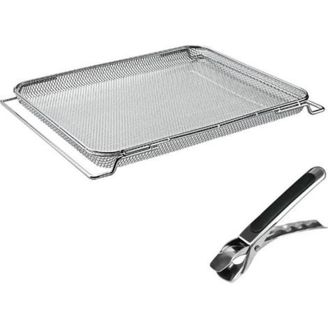 Panier de Friteuse à Air pour Ninja Foodi DT251 DT201 Casserole de Rechange en Acier Inoxydable avec Clip Accessoires MéNagers (1/4)