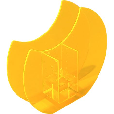 Acrylic Flower Vase Minimalist Contemporary Design Portable Plants Vase for Office Home Decoration 18x17x4.6 (1/5)