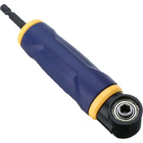 1/4 Inch Angle Magnetic Extension Adapter Screwdriver Drill Hexagonal Drill Bit Power Sleeve Holder (1/5)