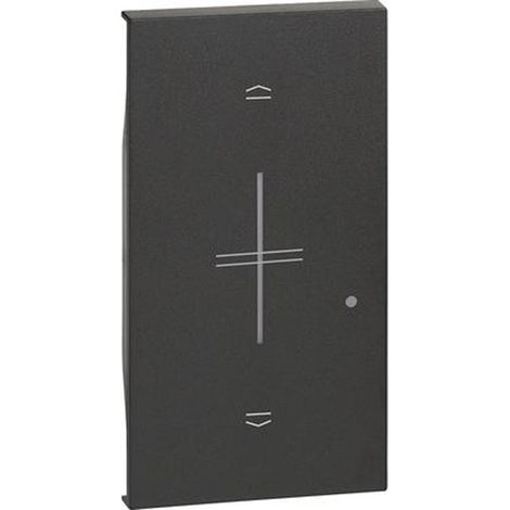 Cover Bticino Living Now tapparella connesso 2 moduli nera KG32M2 (1/2)
