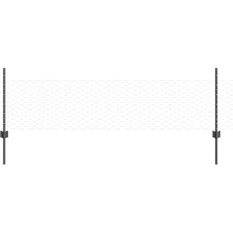 Maison Exclusive - Geschweißter Drahtzaun 50 x 0,5 m (B x H)