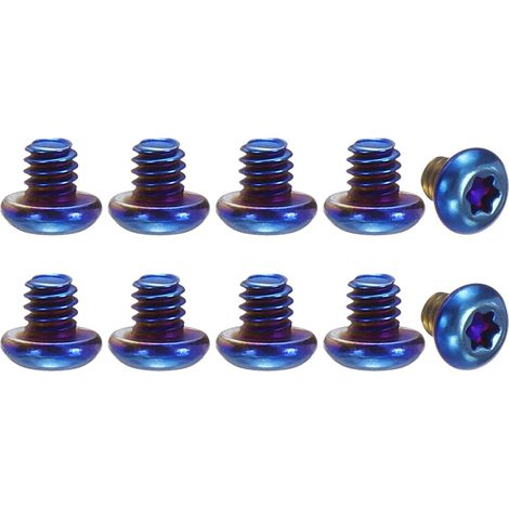 10Pcs Vis De Clip De Poche Tête Torx T6 Filetage 2-56UCN Tiges (1/5)