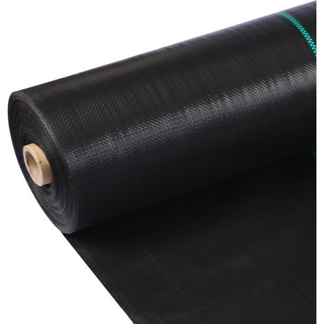Mulch film 15 m × 1 m, 70 g/m² – Geotextile film, water-permeable, UV-resistant, weed-suppressing – Easy installation (1/5)