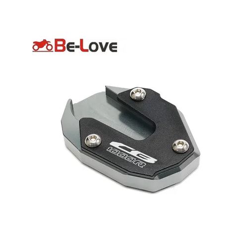 (Titane) Compatible avec HONDA CB1000R CB 1000R CB1000 R 2018 2019 2020 2021 2022 Béquille latérale, extension de béquille, plaque de support, support agrandissant la béquille maxpower (1/4)