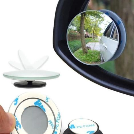 Miroir Convexe - Diamètre 30 cm - Angle de Vision 130° - Pour Sécurité Routière Extérieure - 1 Pièce (1/2)