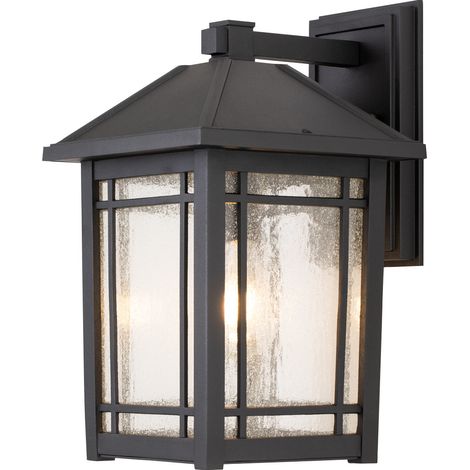 Elstead Quoizel Cedar Lanterna da esterno a parete nera, IP44 (1/4)
