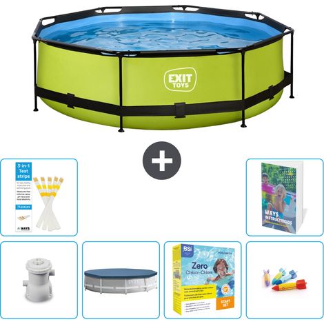 Exit Pool Rund - 300x76 cm - 7-teilig S231