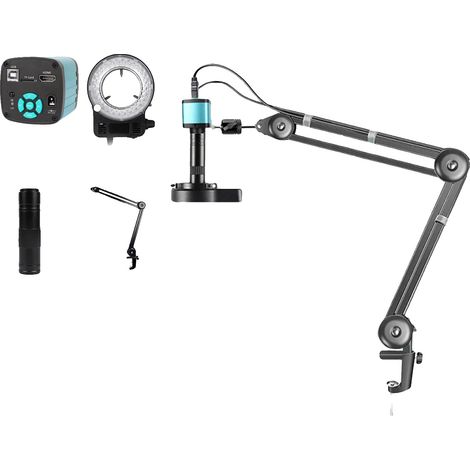Microscopio digitale, risoluzione 4K, uscita HDMI e USB, sensore IMX327-150X (1/2)