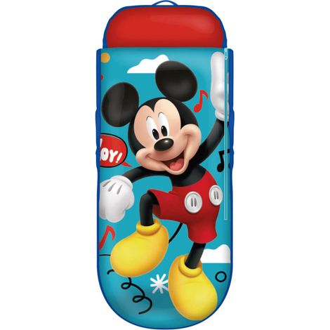 Lit gonflable Mickey Mouse et sac de couchage portable (1/4)