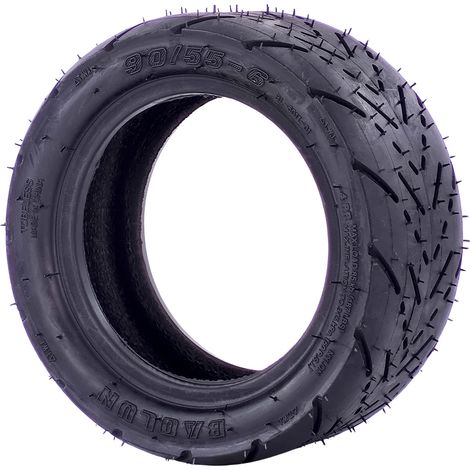 90/55-6 tubeless tires, accessories for BAOLUN 10-inch electric scooter, reinforced anti-slip pneumatic tires. (1/4)