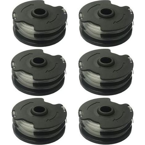 Bobine De Fil Nylon - 1.4 mm - Pour Debroussailleuse Sans Fil - 2x5 M Par Bobine - Lot De 6 (1/5)
