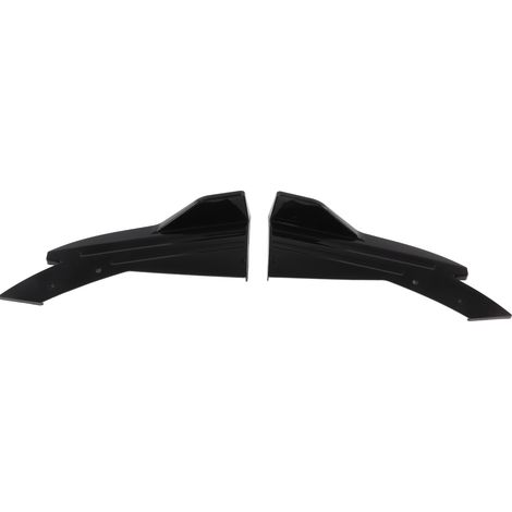 Aileron arrière, protection de pare-chocs, diffuseur, plaque de protection, bas de caisse, kit carrosserie universel en ABS noir brillant (1/5)
