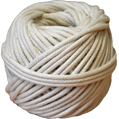 Cordeau coton tressé - 2.5 mm - pelote de 100 g - CORDERIES TOURNONAISES