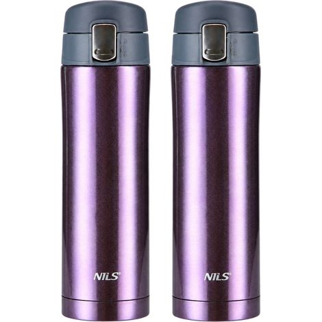 Tazza termica, viola, 295 ml, isolata, confezione da 2 (1/5)
