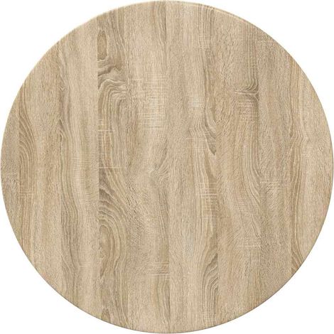Maison Exclusive - Plateau de table Chêne sonoma Ø 70 x 1,5 cm Bois d'ingénierie