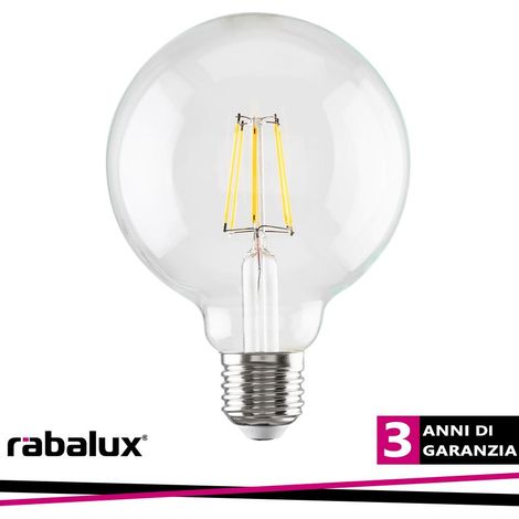 FIL. LED, E27 G95, 7W, 870LM, 4000K                                                                      - Luce NATURALE