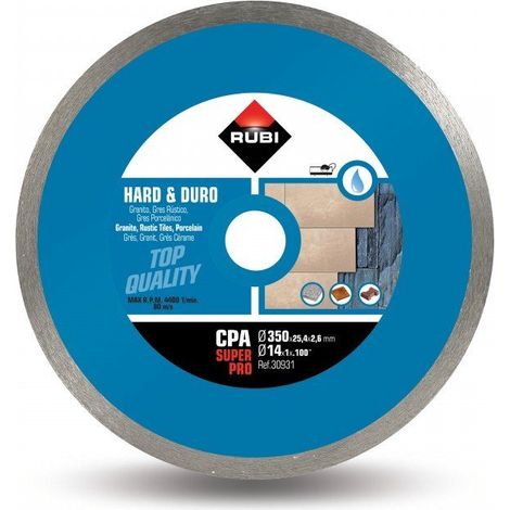 RUBI 30931 CPA-350 SUPERPRO Disco Diamante Material Duro Continuo - ref: 30931