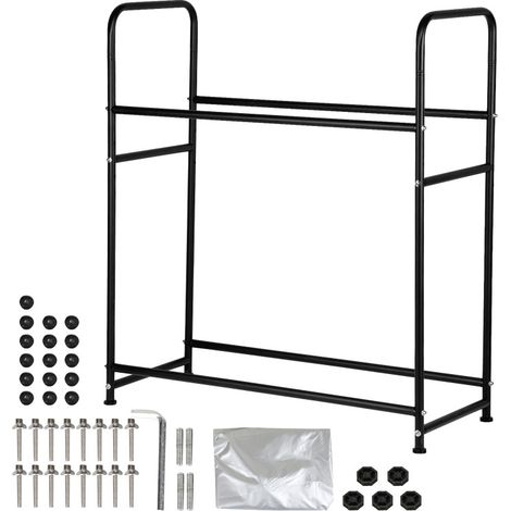 SWANEW Scaffale Supporti per Pneumatici per 8 Pneumatici per Ruote e Cerchioni. salvaspazio. capacità di carico 180 kg (1/5)