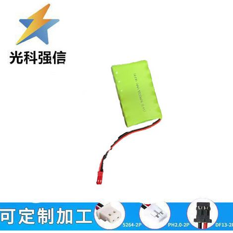 8.4V rechargeable battery pack, NiMH AAA size, 1000mAh, JST single-row battery pack for toy remote control cars and instruments.