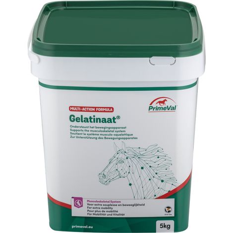 PrimeVal Gelatinaat für Pferde - fördert die Muskelkondition und den Erhalt kräftiger Knochen - 5 kg (1/5)