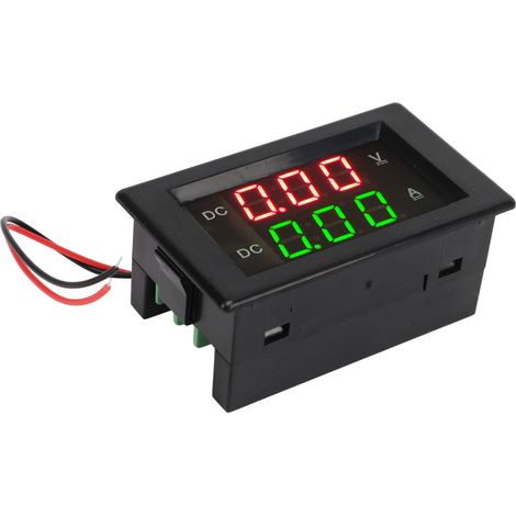 Digitales Multimeter DC Voltmeter Amperemeter YB4835VA 600V 100A Duale automatische Anzeige