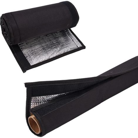 Manchon Isolation Tuyaux, 183x26cm Oxford Housse Protection Isolante pour Tuyau Climatiseur Extérieur avec Doublure Aluminium pour Protection Tuyaux Extérieurs (1/5)