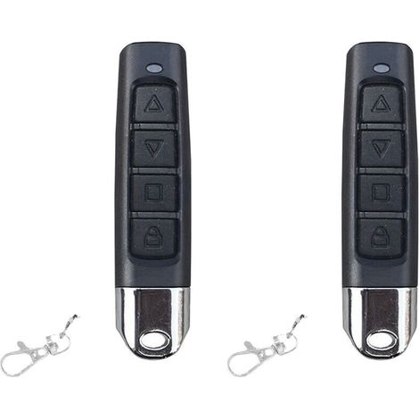 pezzi Telecomando duplicato 433 MHz Chiave auto Apriporta garage Telecomando duplicato 4 pulsanti Ricevitore controller wireless