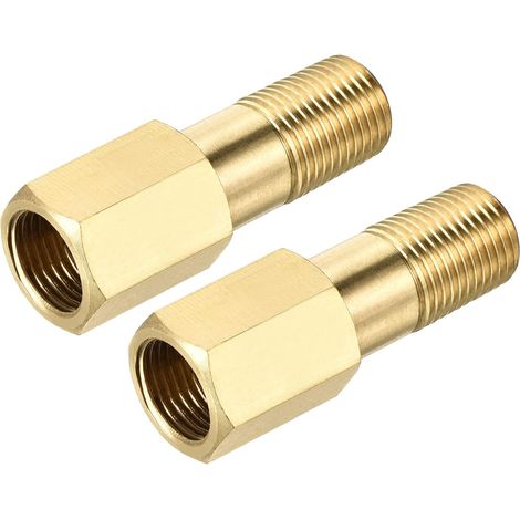 Tube Raccord G1/8 Femelle à G1/8 Mâle Filet Adaptateur 35mm Longueur Extension Connecteur Hexagonal Tube Couplage 2 Coffret (1/5)