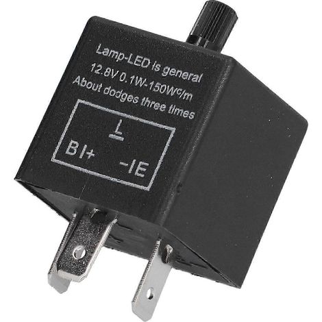Clignoteur LED Réglable pour Clignotants, Fréquence Variable Anti-Scintillement, Relais CF13JL02, Équipement de Signalisation (1/5)