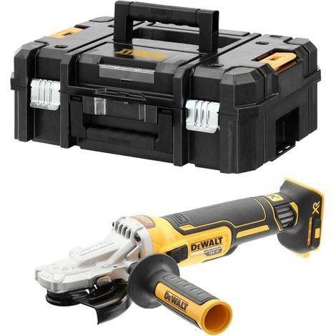 Dewalt DCG405FNT 18V XR Cordless 125mm Brushless Flathead Angle Grinder in TSTAK II Case (1/4)