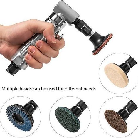 Meuleuse d'outils pneumatique de qualité industrielle pour le meulage de précision, l'élimination de la rouille, le détourage des bords et le polissage multifonctionnelle avec mandrins de 3 mm et 6 m