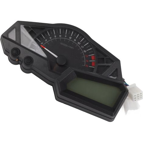 LCD-Motorrad-Kilometerzähler, Geschwindigkeits- und Tankanzeige bis 15000 U/min, passend für Ninja 300 (1/5)