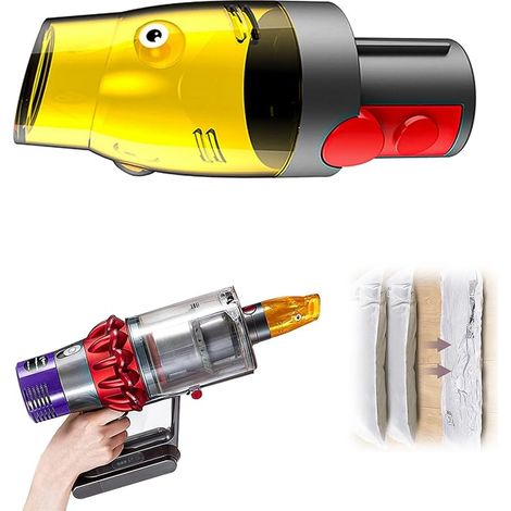 Accessoires pour Dyson aspirateurs, Brosse Aspirateur pour Dyson,Accessoires Aspirateur,Adaptateur de Sac Sous Vide,TêTe D'Aspiration Accessoire pour Dyson V7, V8, V10, V11, V12, V15 Slim (1/5)