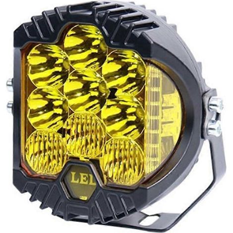 3-Zoll-LED-Suchscheinwerfer, Wok-Leuchte, Fernlichtscheinwerfer, 120 W, Motorradprojektor für Volvo, LKW, Jeep, 4x4, Offroad ()