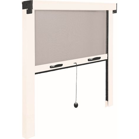 Mosquitera enrollable, blanca, 120 x 140 cm (1/2)
