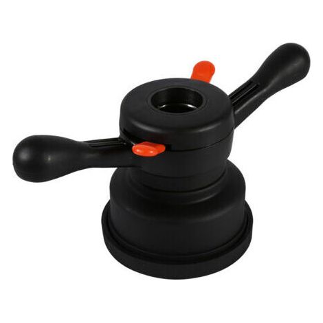 Machine de pneu de voiture noire à dégagement rapide, écrou de serrage d'aile de moyeu équilibreur de roue(Inner diameter 40mm pitch 3mm)