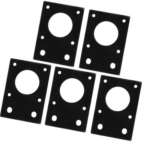 Support de fixation moteur pas à pas NEMA 17 pour imprimante 3D, lot de 5 équerres en aluminium pour profilé 2020/2040 (1/5)