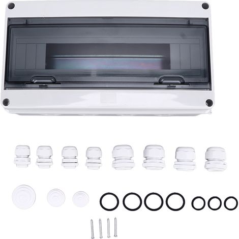 Boîte de distribution électrique extérieure étanche IP65 coffret disjoncteur pour MCB puissance HT 18W (1/5)