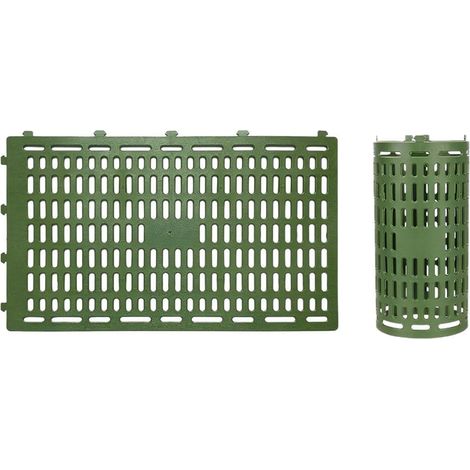 Modularer Baumstammschutz aus Kunststoff – Schutzbarriere für junge Bäume und Rinde, 8-teiliger multifunktionaler Gartenzaun, Grün
