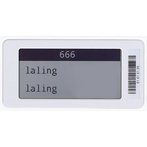 Étiquette électronique de prix intelligente ESL, écran TFT, affichage pour rayon, faible consommation, Bluetooth 2,1 pouces (1/5)