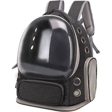 Sac à dos de transport respirant pour chat, grande bulle d'espace pour animal de compagnie, voyage, randonnée en plein air, marche, 15lb (1/5)