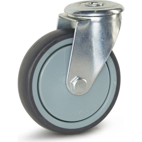 Roue pivotante - MESO - Appareil - Trou central - 125mm - 130kg