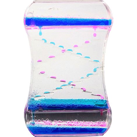 Sablier à Bulles d'Huile - Décoration de Table Relaxante, Jouet Sensoriel pour Enfants, Cadeau d'Anniversaire Fille Garçon (1/4)