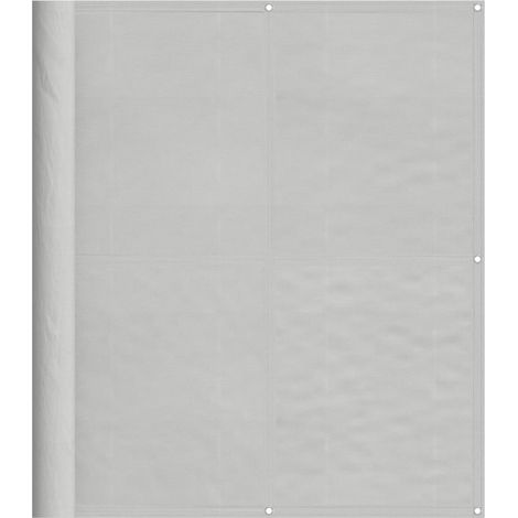 Écran de balcon gris clair 120x400 cm 100% polyester oxford